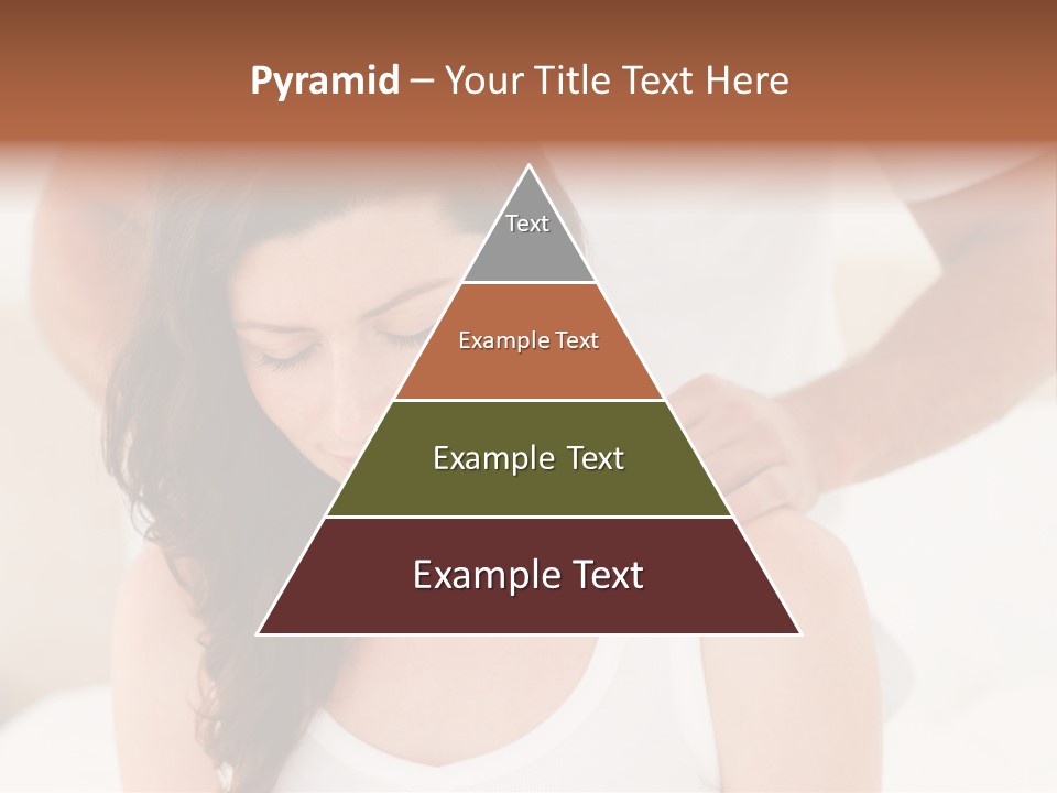 A Woman Getting A Neck Massage From A Man PowerPoint Template