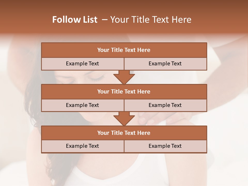 A Woman Getting A Neck Massage From A Man PowerPoint Template