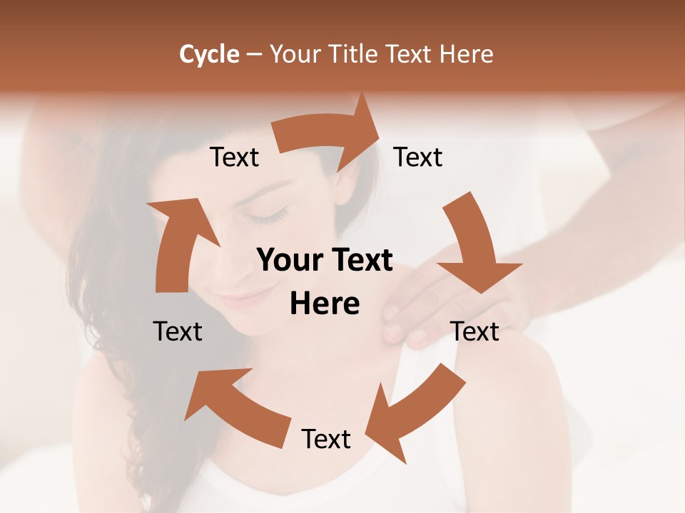 A Woman Getting A Neck Massage From A Man PowerPoint Template