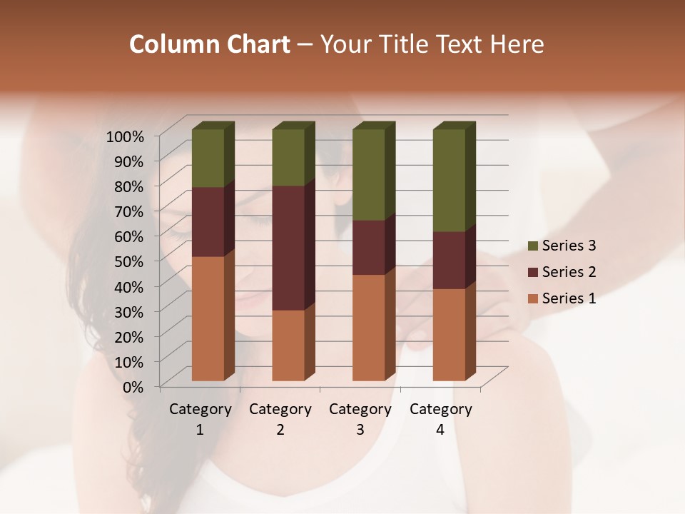A Woman Getting A Neck Massage From A Man PowerPoint Template