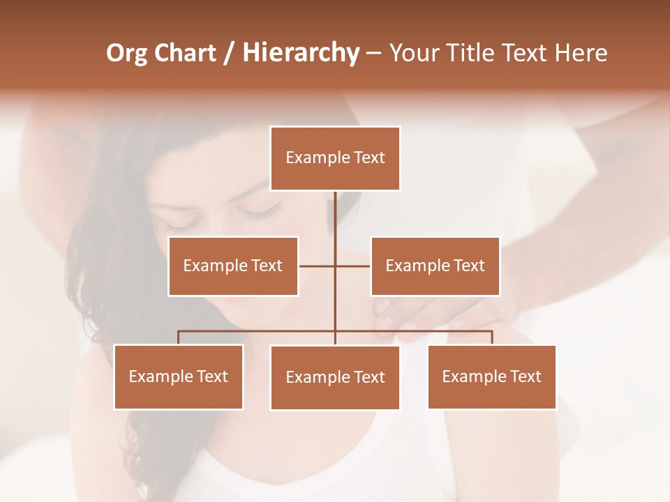 A Woman Getting A Neck Massage From A Man PowerPoint Template