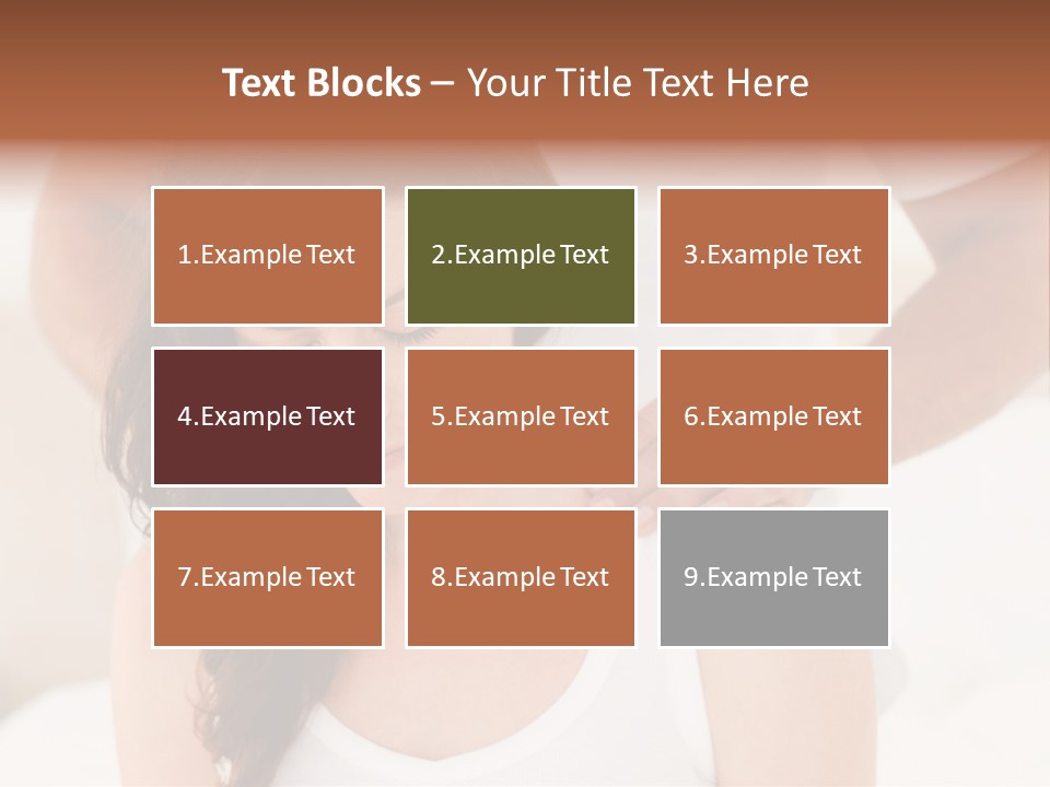 A Woman Getting A Neck Massage From A Man PowerPoint Template