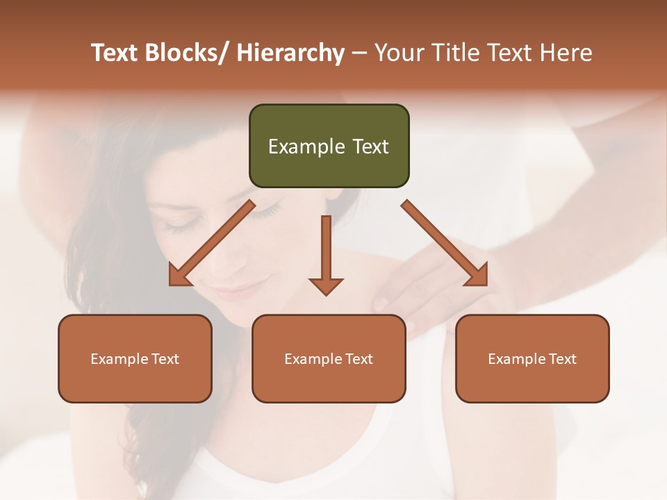 A Woman Getting A Neck Massage From A Man PowerPoint Template