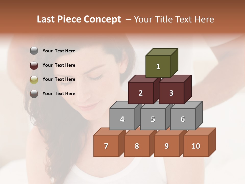 A Woman Getting A Neck Massage From A Man PowerPoint Template