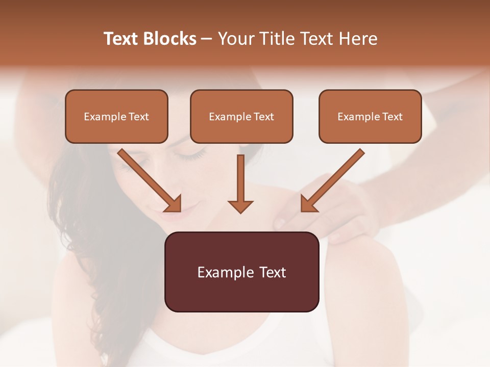 A Woman Getting A Neck Massage From A Man PowerPoint Template