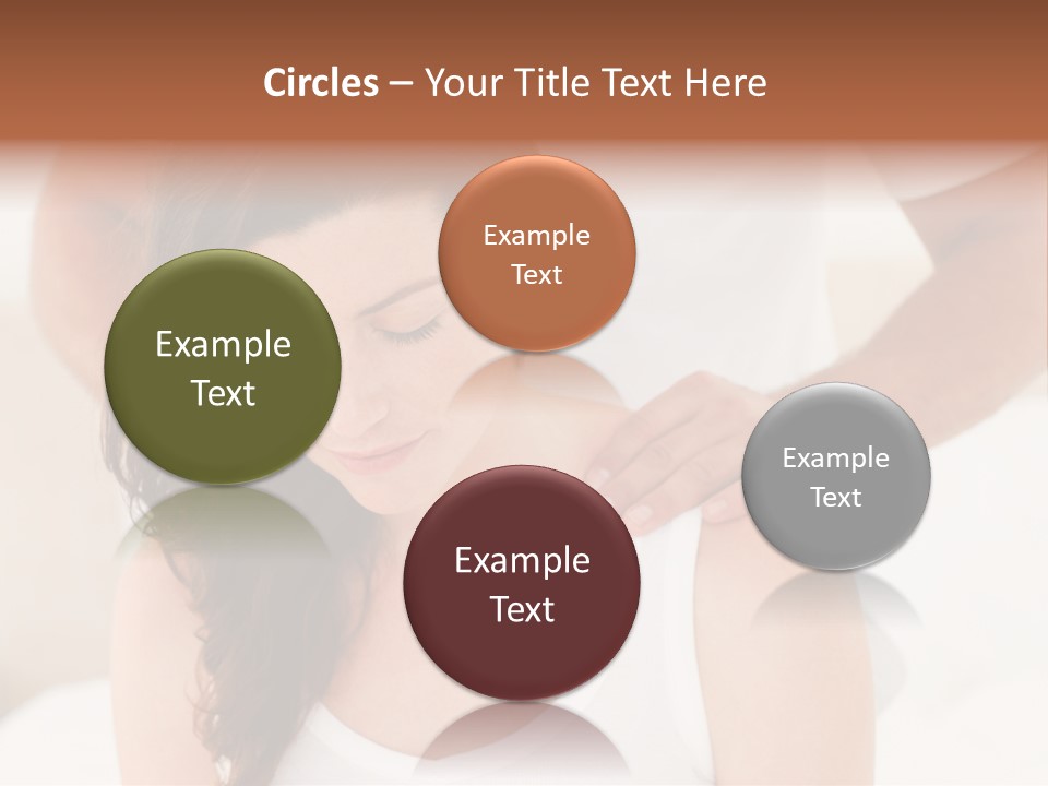 A Woman Getting A Neck Massage From A Man PowerPoint Template