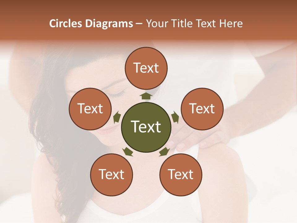 A Woman Getting A Neck Massage From A Man PowerPoint Template