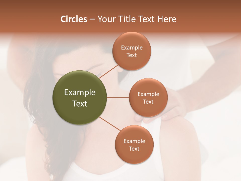 A Woman Getting A Neck Massage From A Man PowerPoint Template