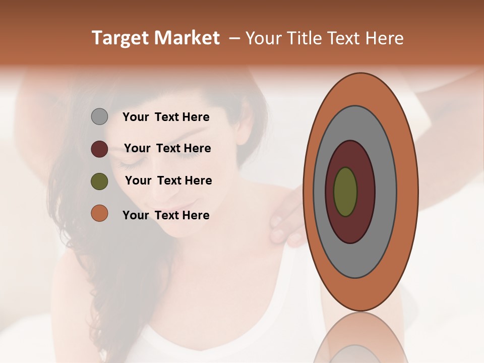 A Woman Getting A Neck Massage From A Man PowerPoint Template