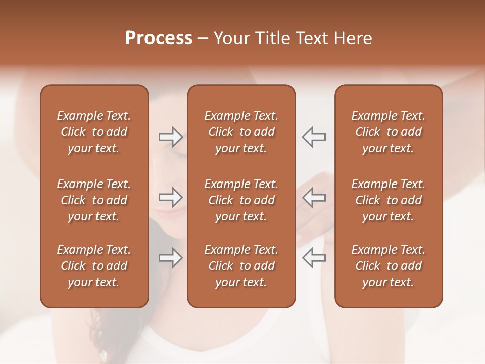 A Woman Getting A Neck Massage From A Man PowerPoint Template