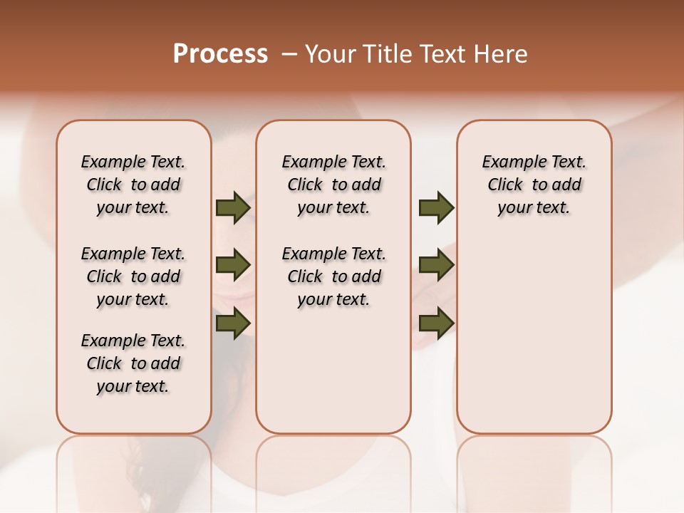 A Woman Getting A Neck Massage From A Man PowerPoint Template