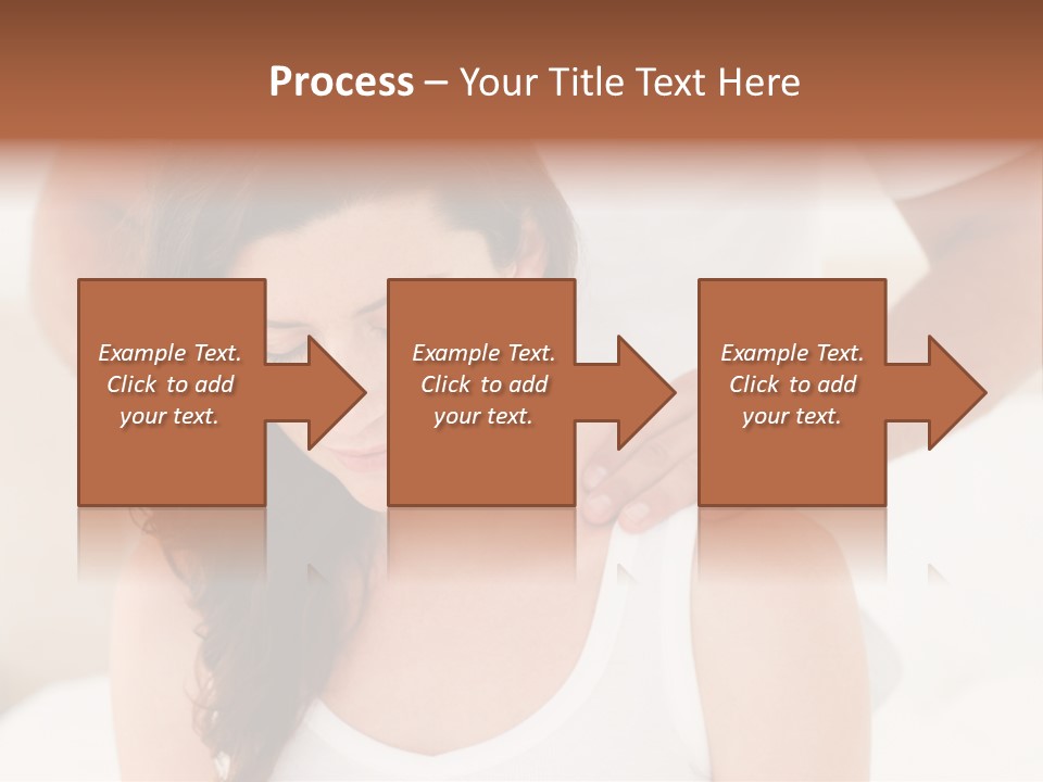 A Woman Getting A Neck Massage From A Man PowerPoint Template