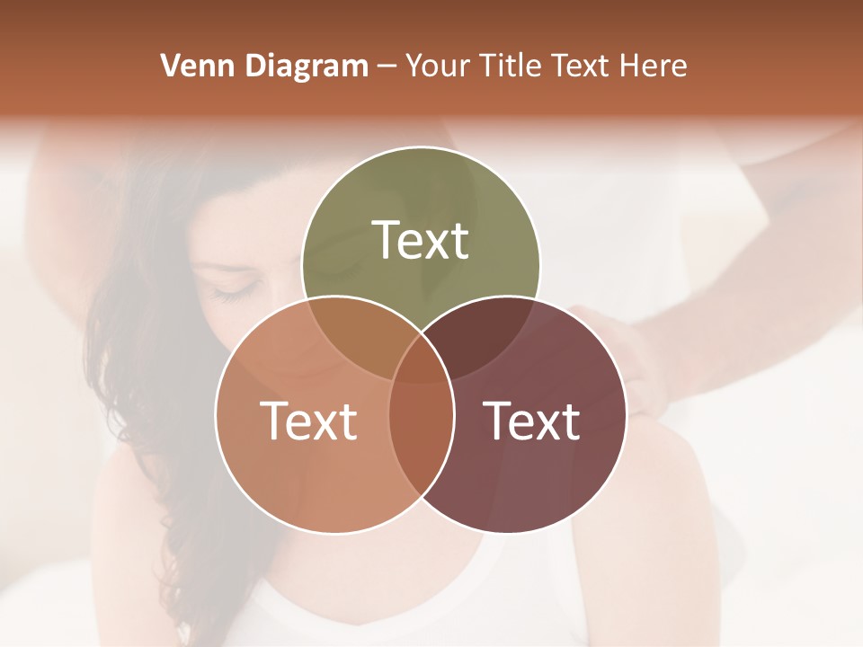 A Woman Getting A Neck Massage From A Man PowerPoint Template