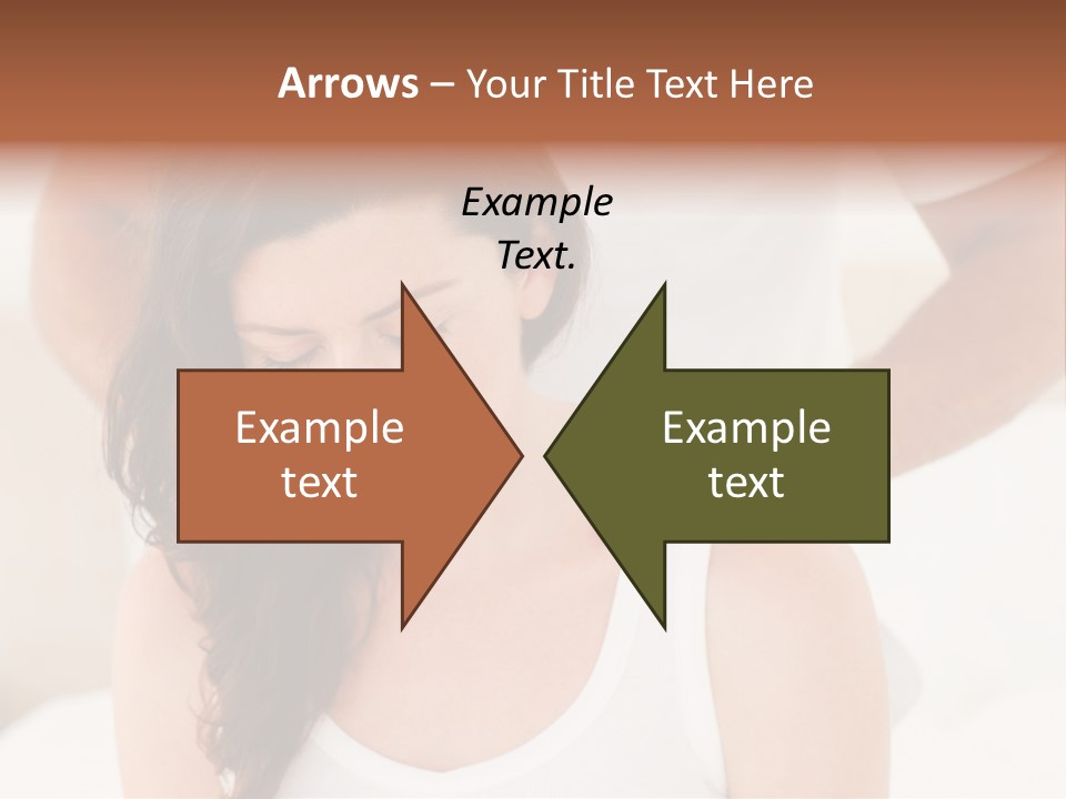 A Woman Getting A Neck Massage From A Man PowerPoint Template