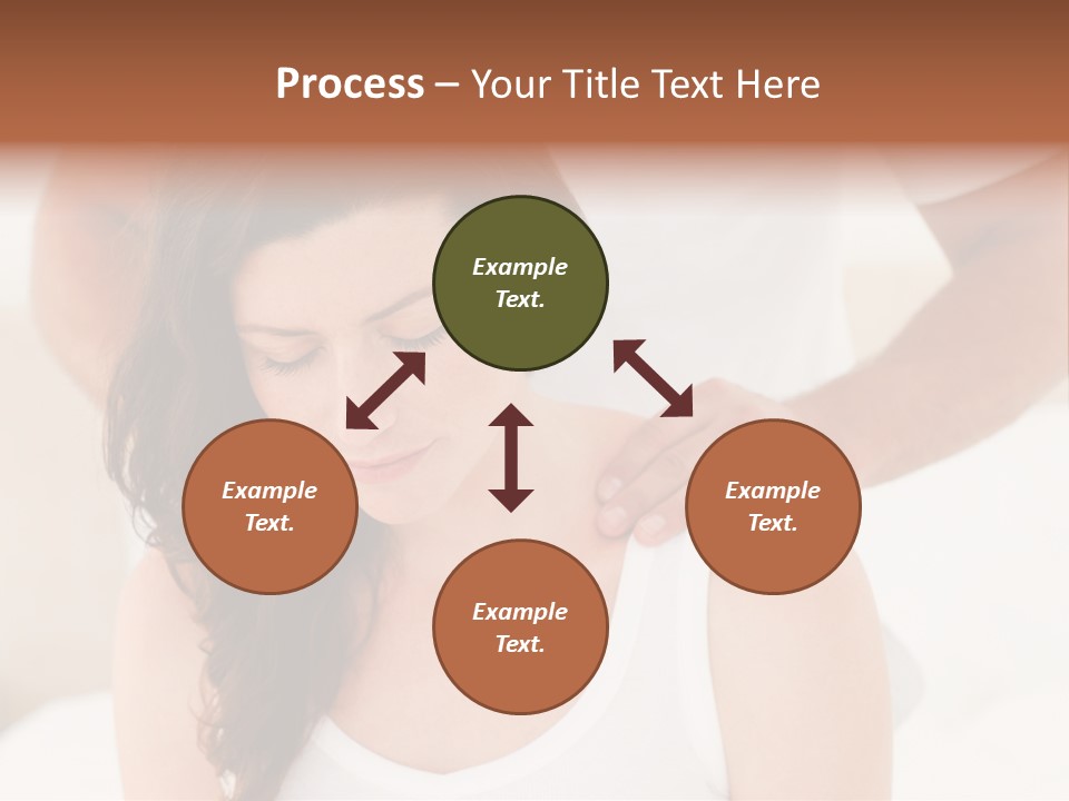 A Woman Getting A Neck Massage From A Man PowerPoint Template