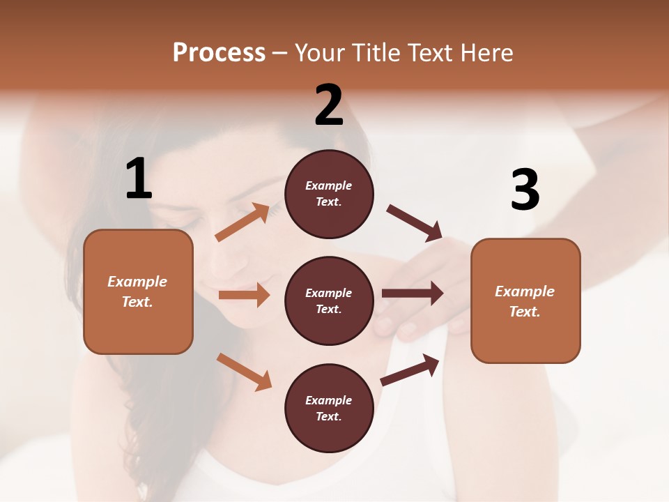 A Woman Getting A Neck Massage From A Man PowerPoint Template