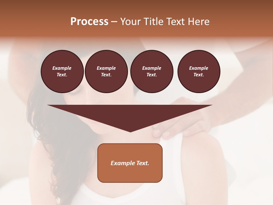 A Woman Getting A Neck Massage From A Man PowerPoint Template