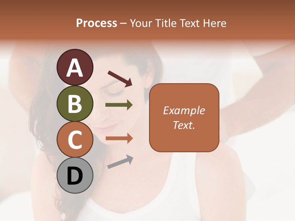 A Woman Getting A Neck Massage From A Man PowerPoint Template