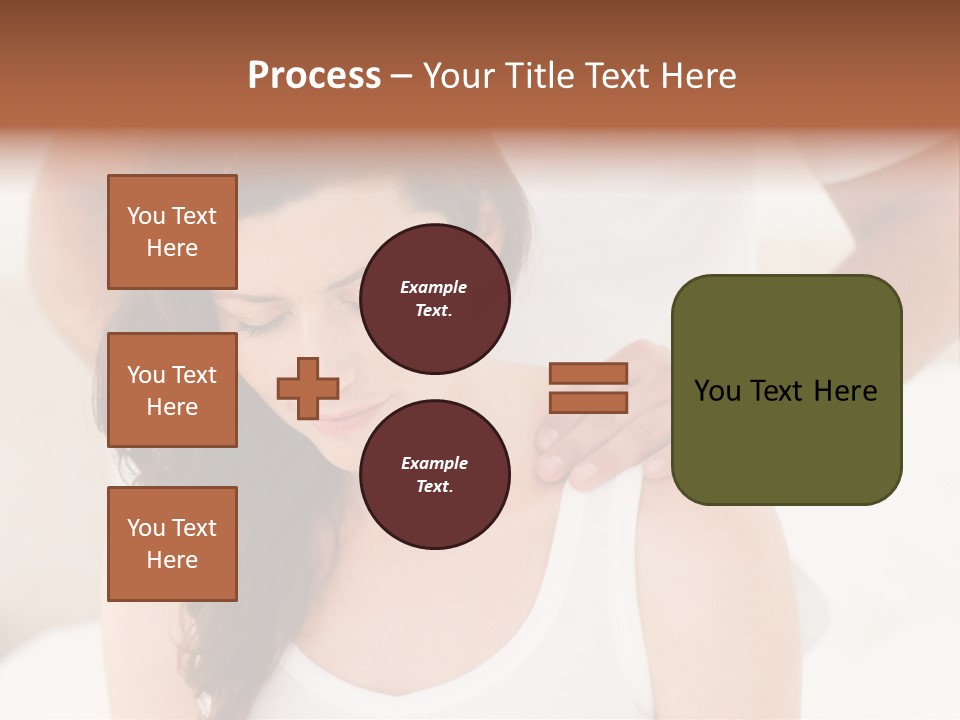 A Woman Getting A Neck Massage From A Man PowerPoint Template