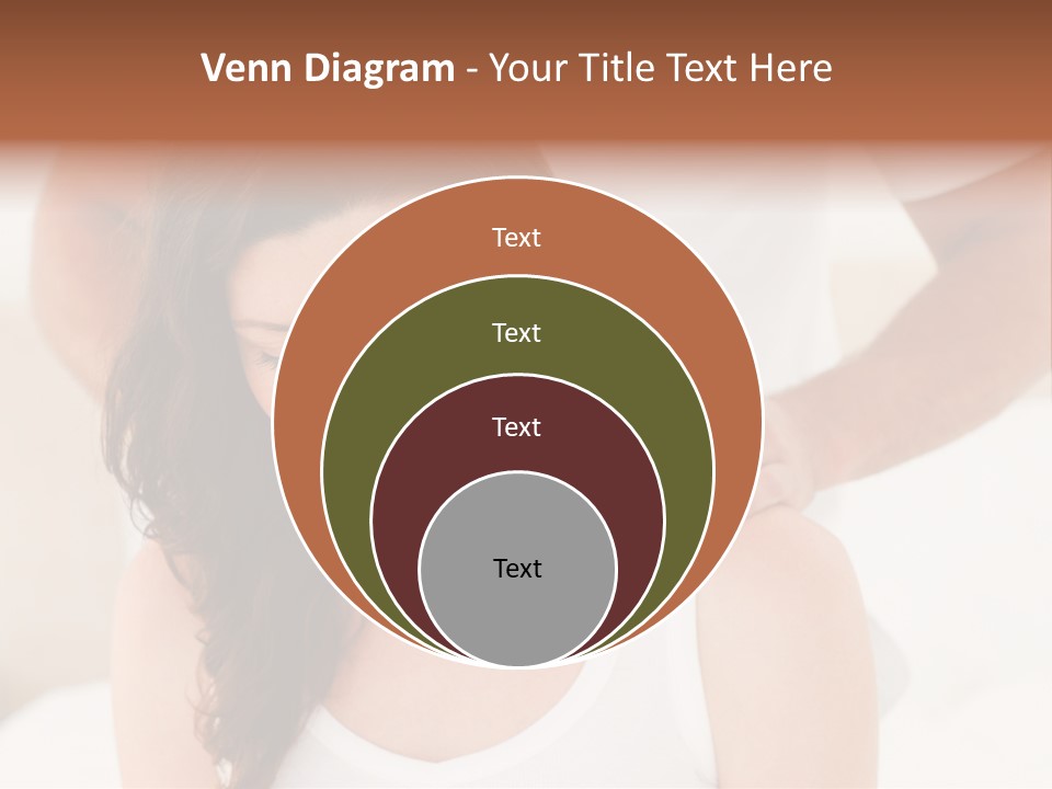 A Woman Getting A Neck Massage From A Man PowerPoint Template