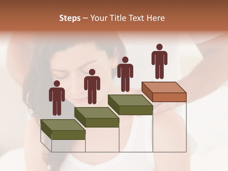 A Woman Getting A Neck Massage From A Man PowerPoint Template