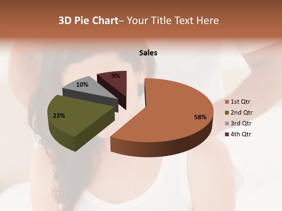 A Woman Getting A Neck Massage From A Man PowerPoint Template