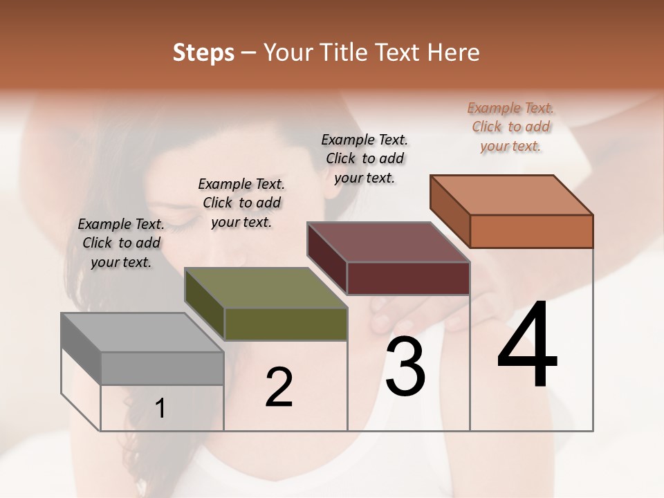 A Woman Getting A Neck Massage From A Man PowerPoint Template