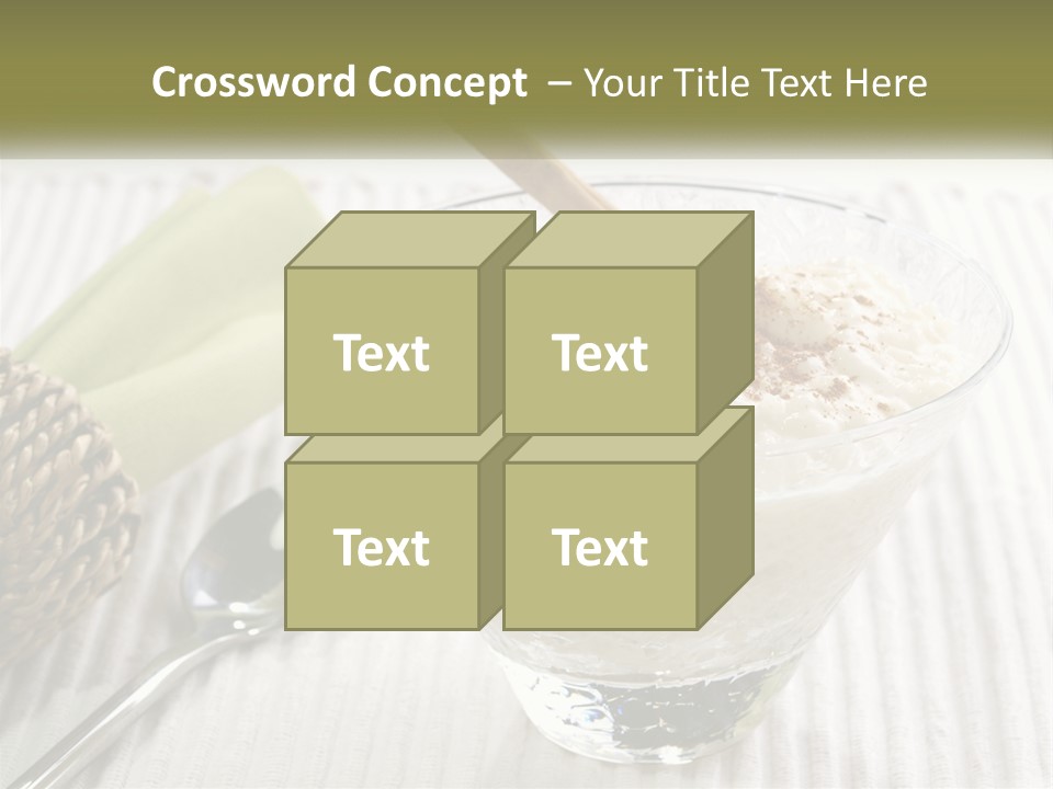 A Bowl Of Food With A Lime On Top Of It PowerPoint Template