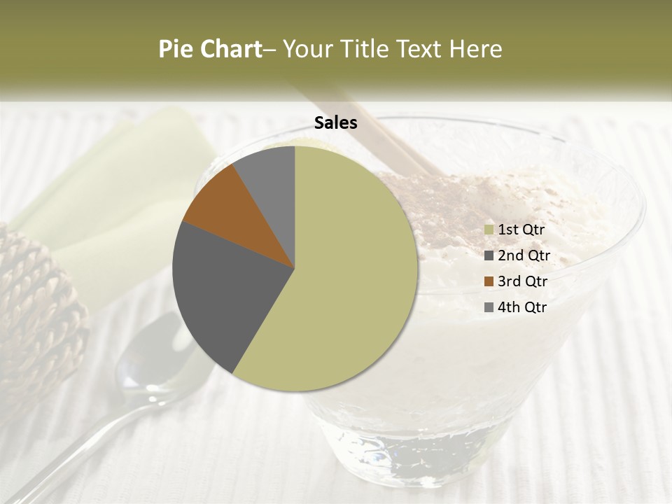 A Bowl Of Food With A Lime On Top Of It PowerPoint Template