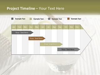 A Bowl Of Food With A Lime On Top Of It PowerPoint Template