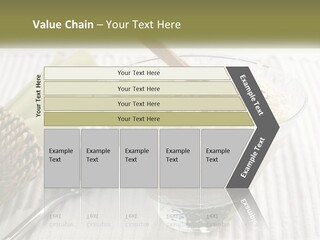 A Bowl Of Food With A Lime On Top Of It PowerPoint Template