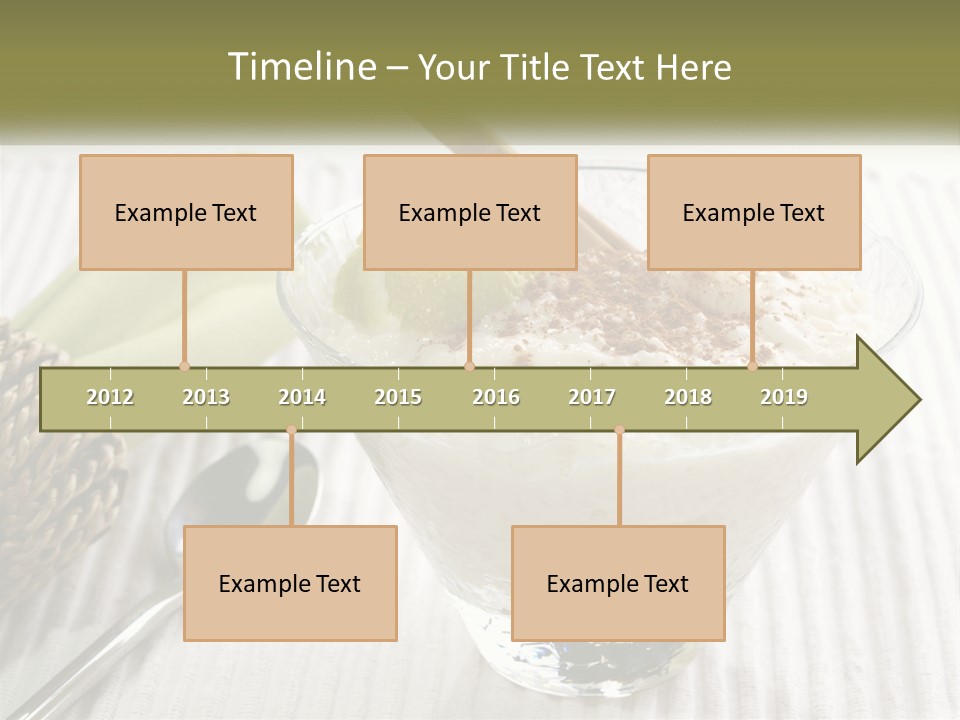 A Bowl Of Food With A Lime On Top Of It PowerPoint Template