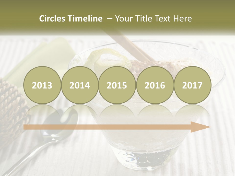 A Bowl Of Food With A Lime On Top Of It PowerPoint Template