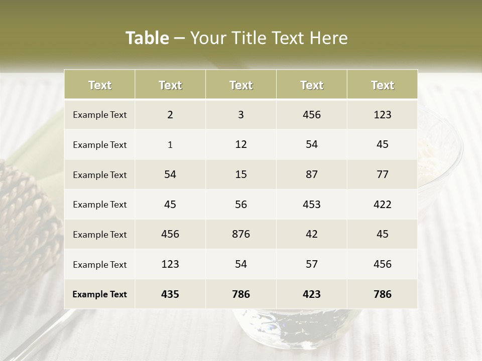 A Bowl Of Food With A Lime On Top Of It PowerPoint Template