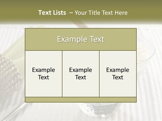 A Bowl Of Food With A Lime On Top Of It PowerPoint Template