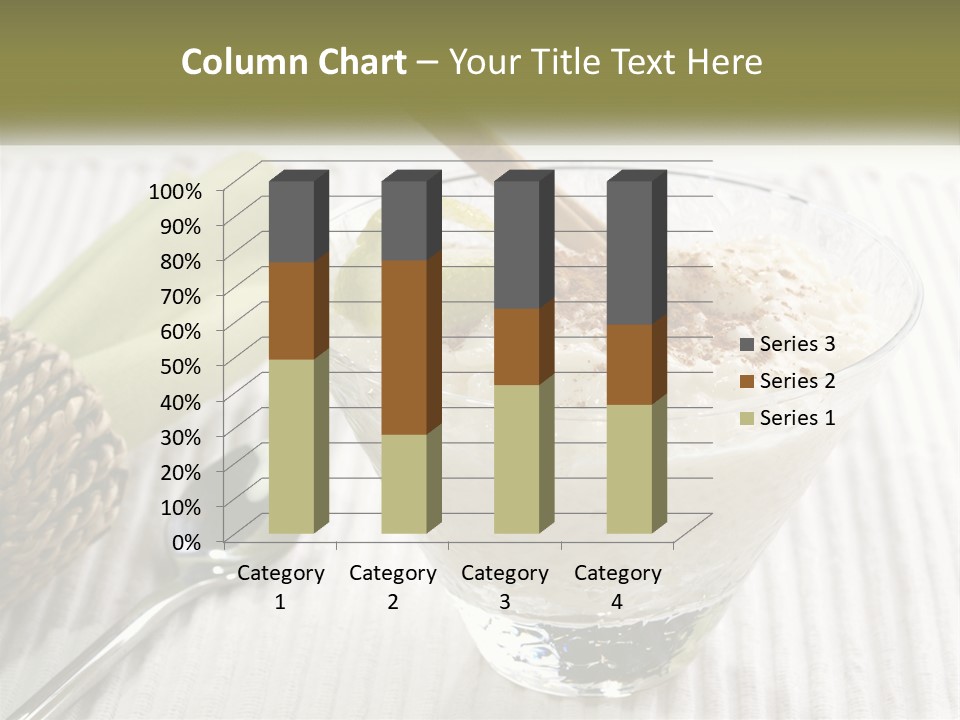 A Bowl Of Food With A Lime On Top Of It PowerPoint Template