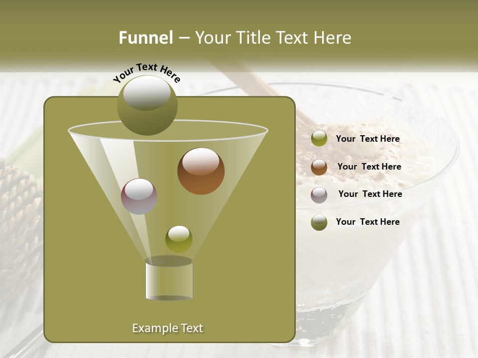 A Bowl Of Food With A Lime On Top Of It PowerPoint Template