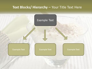 A Bowl Of Food With A Lime On Top Of It PowerPoint Template