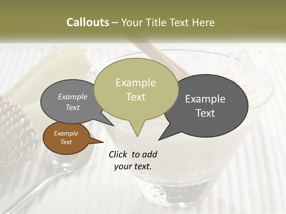 A Bowl Of Food With A Lime On Top Of It PowerPoint Template