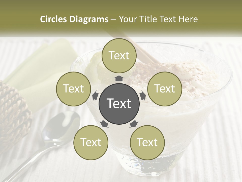 A Bowl Of Food With A Lime On Top Of It PowerPoint Template