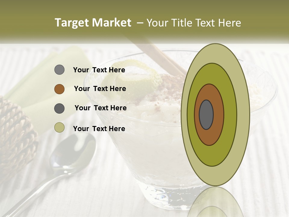 A Bowl Of Food With A Lime On Top Of It PowerPoint Template