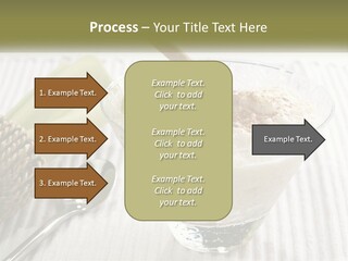 A Bowl Of Food With A Lime On Top Of It PowerPoint Template