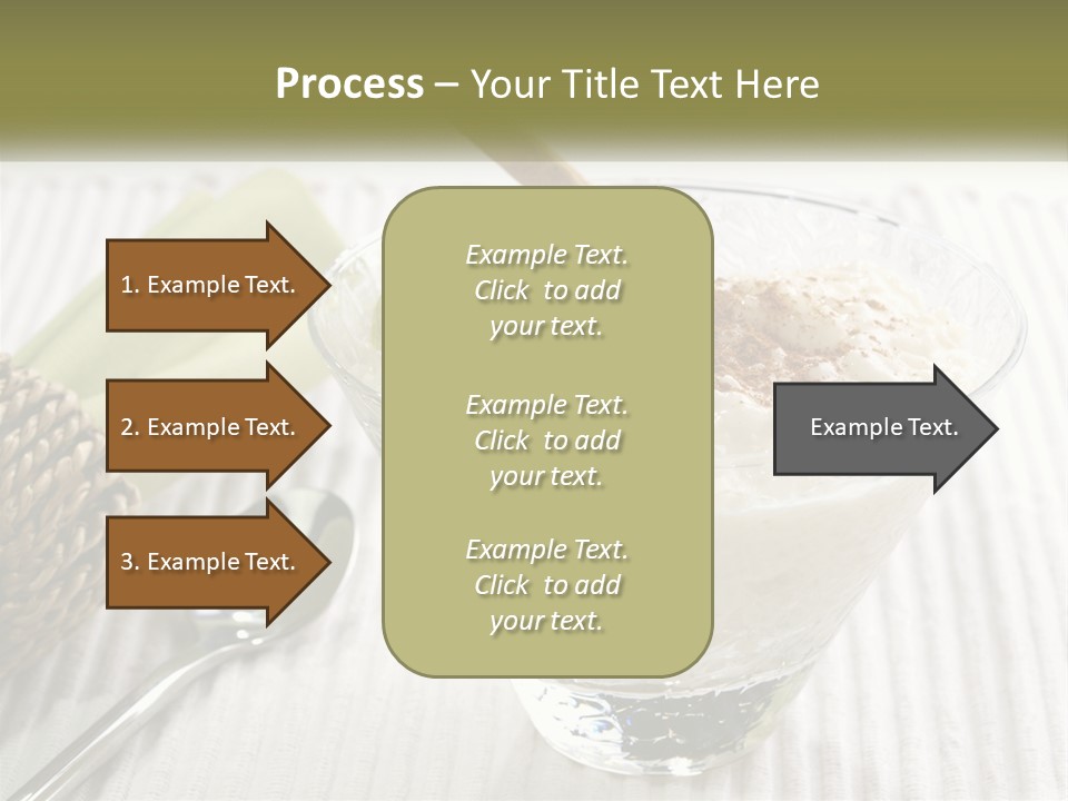 A Bowl Of Food With A Lime On Top Of It PowerPoint Template