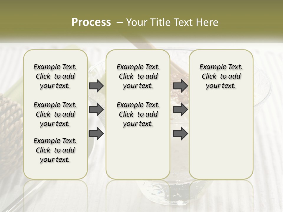 A Bowl Of Food With A Lime On Top Of It PowerPoint Template