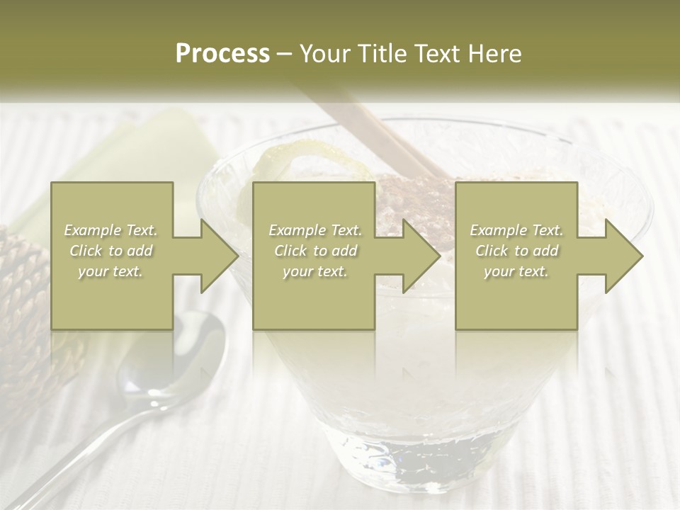 A Bowl Of Food With A Lime On Top Of It PowerPoint Template