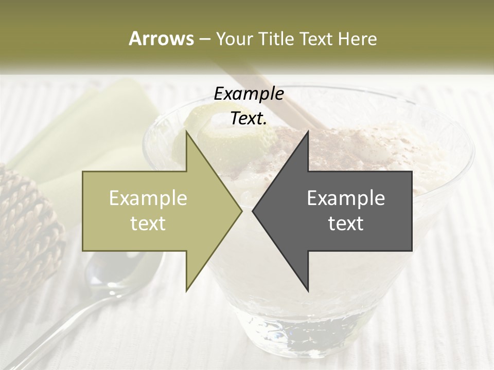 A Bowl Of Food With A Lime On Top Of It PowerPoint Template