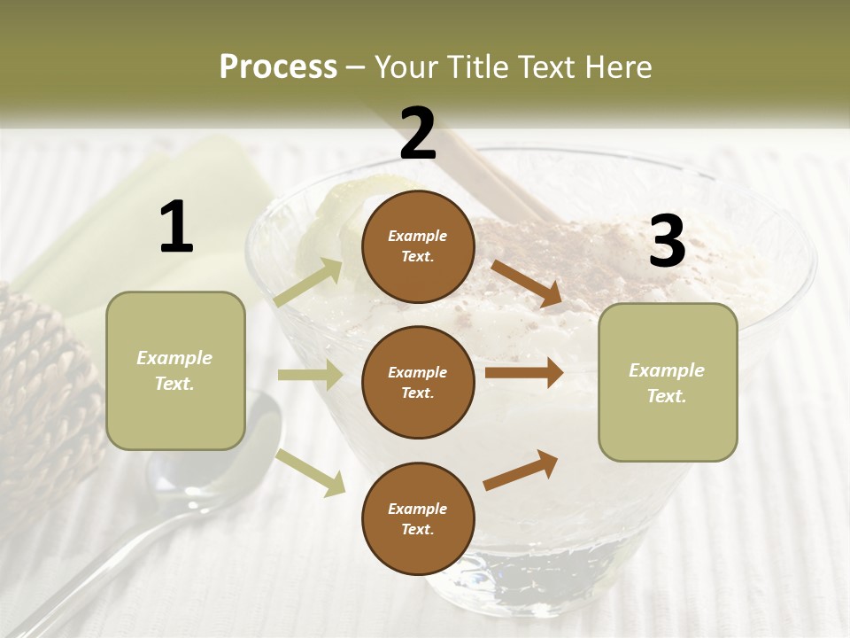 A Bowl Of Food With A Lime On Top Of It PowerPoint Template