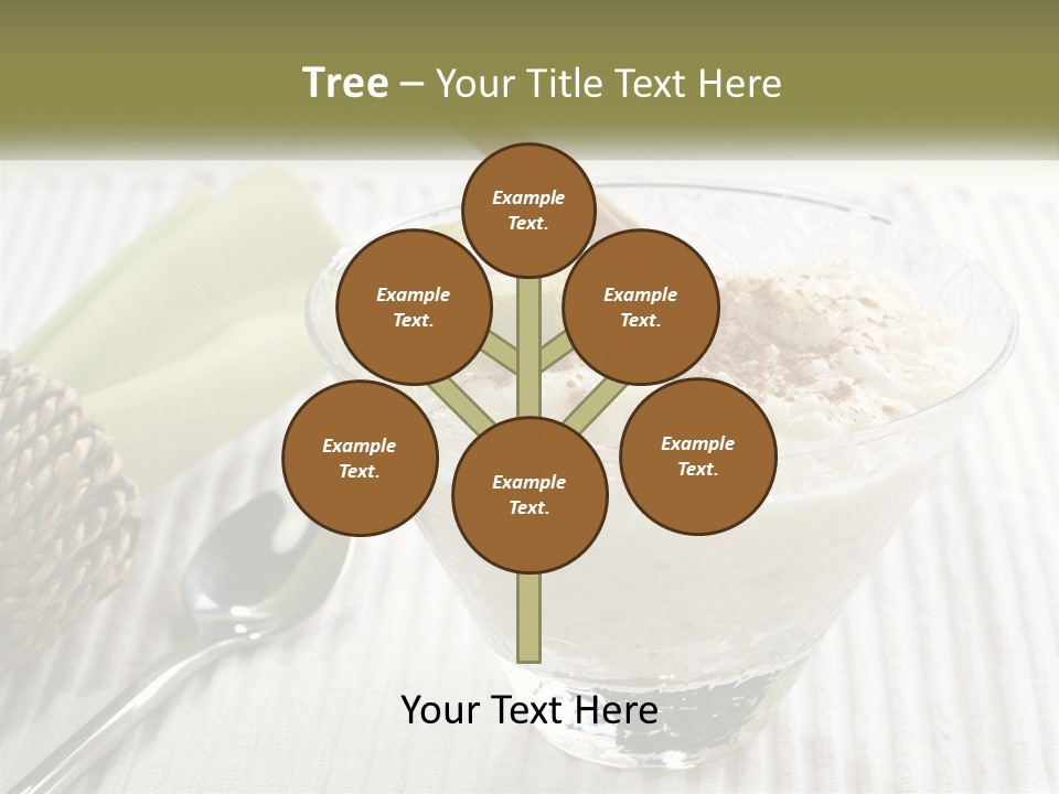 A Bowl Of Food With A Lime On Top Of It PowerPoint Template