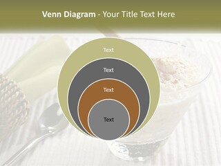 A Bowl Of Food With A Lime On Top Of It PowerPoint Template