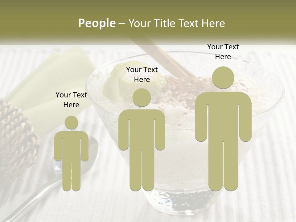 A Bowl Of Food With A Lime On Top Of It PowerPoint Template